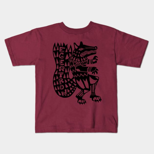 Dewayo/Dwayyo Werewolf Kids T-Shirt by Ballyraven